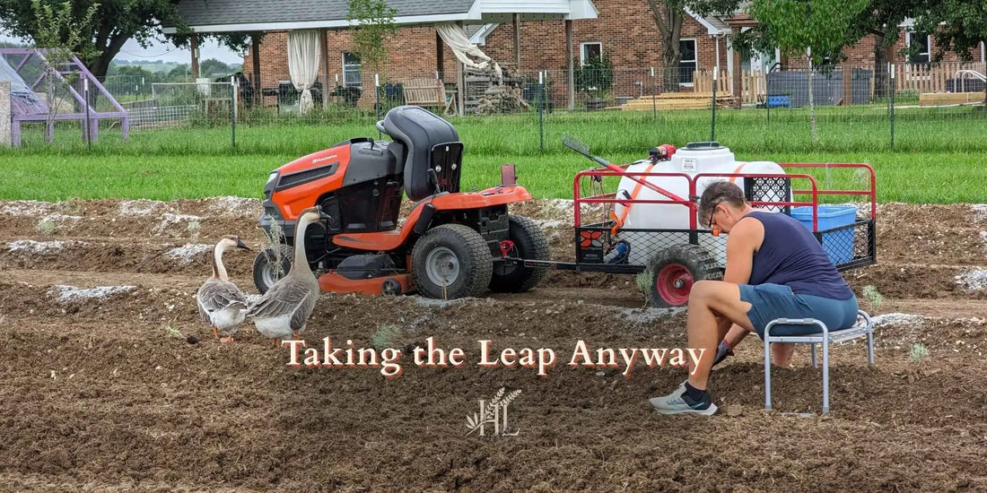 When fear meets the field: taking the leap anyway from the field, grown with grit, handmade business, homestead