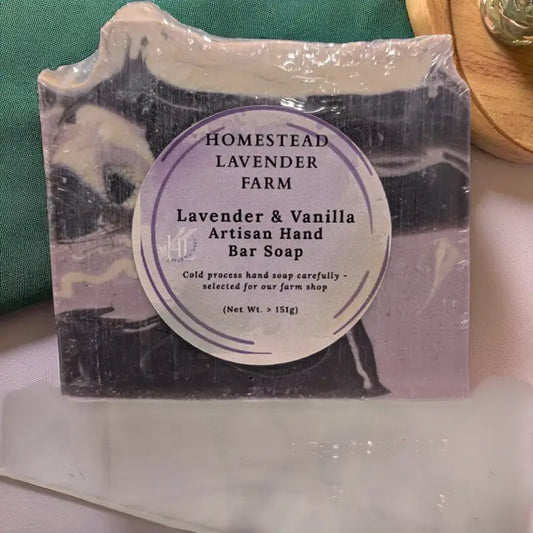 Artisan soaps – lavender & vanilla (cold process) artisan soap homestead lavender farm