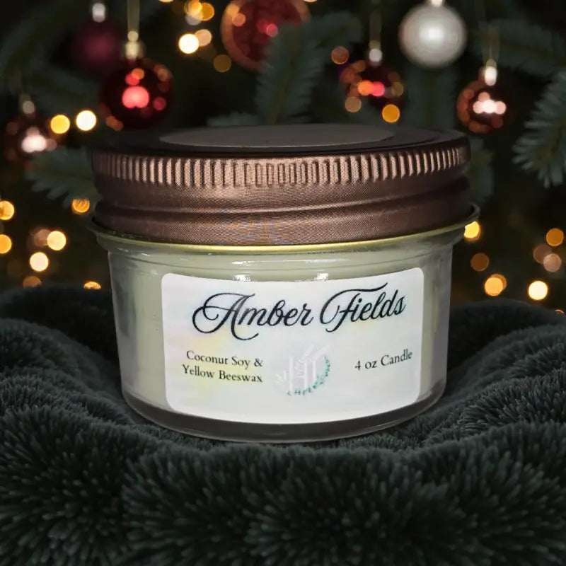 Homestead winter candle collection – 4 oz candle homestead lavender farm
