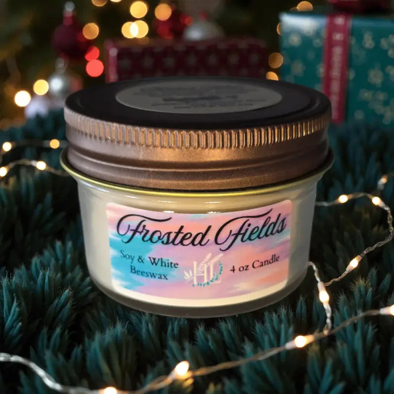 Homestead winter candle collection – 4 oz candle homestead lavender farm