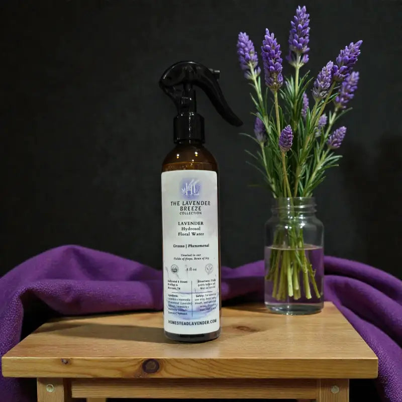 Lavender - ’bold bloom’ lavender hydrosol (grosso + phenomenal blend) hydrosol homestead lavender farm