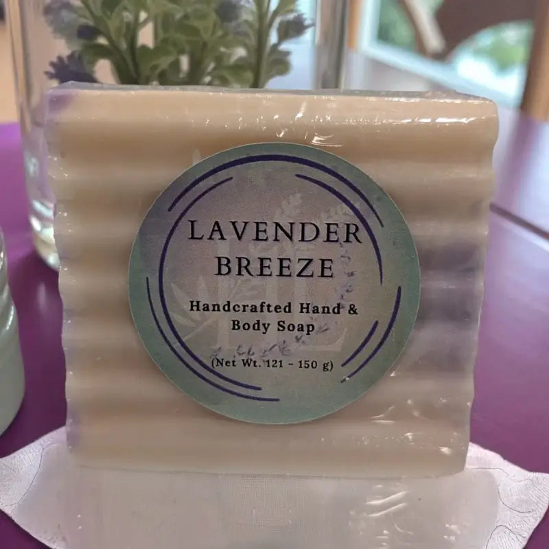 Lavender breeze – goat milk lavender hand bar soap artisan soap homestead lavender farm