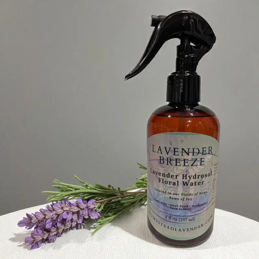 Lavender breeze - ’soft bloom’ lavender hydrosol (phenomenal & sensation blend) hydrosol homestead lavender farm