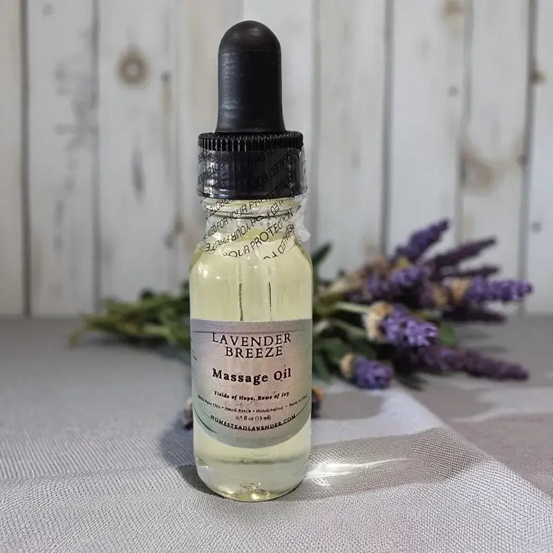 Lavender breeze – ’unwind’ lavender massage oil homestead lavender farm