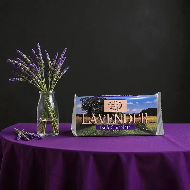 Lavender chocolate bar culinary treats homestead lavender farm