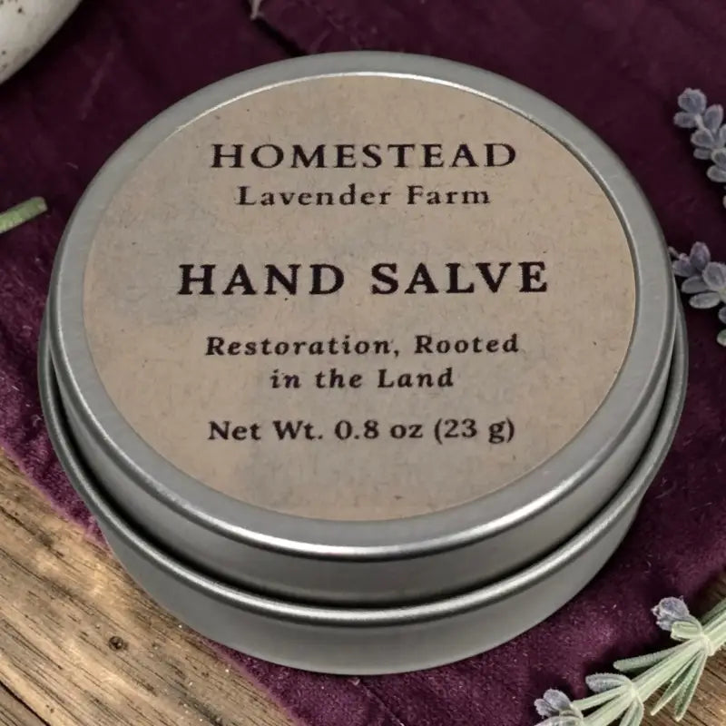 Lavender hand salve - balance blend hand salve homestead lavender farm hlf var, hand salve, sweet almond