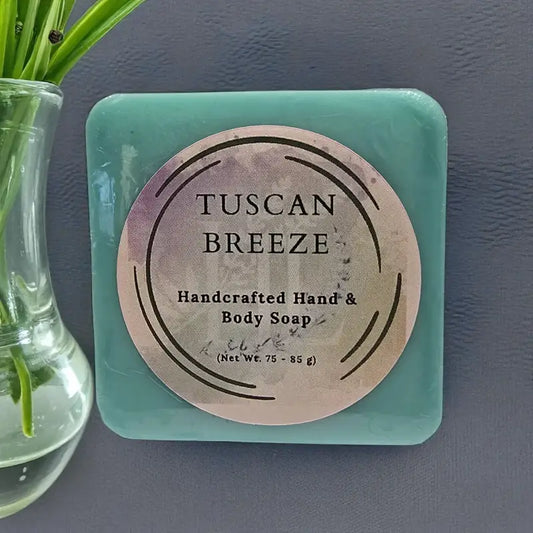 Tuscan breeze - goat milk rosemary hand bar soap artisan soap homestead lavender farm