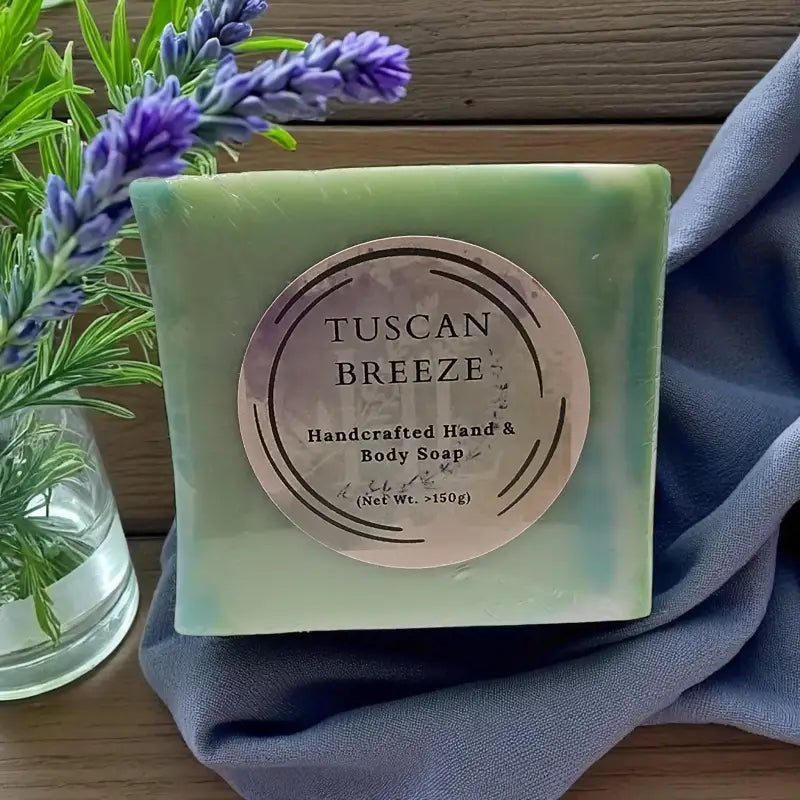 Tuscan breeze - goat milk rosemary hand bar soap artisan soap homestead lavender farm