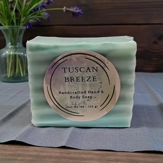 Tuscan breeze - goat milk rosemary hand bar soap artisan soap homestead lavender farm