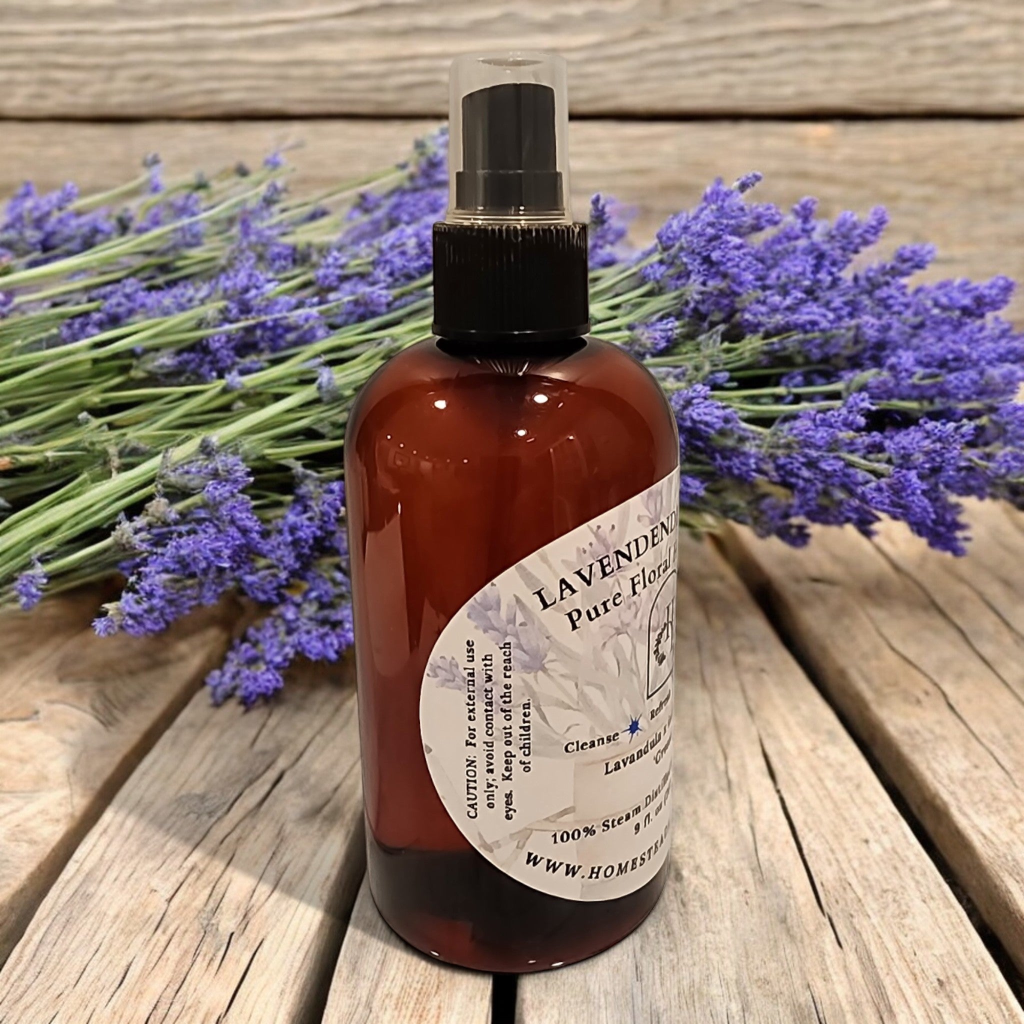 Lavender Water - Pure Floral Hydrosol Lavandula x intermedia ’Grosso’ - Floral water