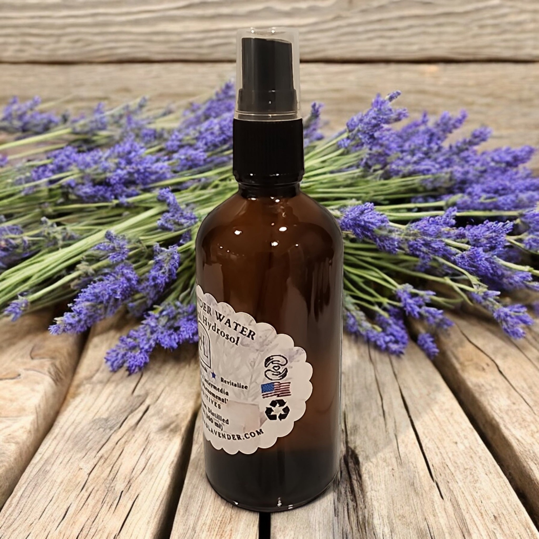 Lavender Water - Pure Floral Hydrosol Lavandula x intermedia ’Grosso & Phenomenal’ - Floral water