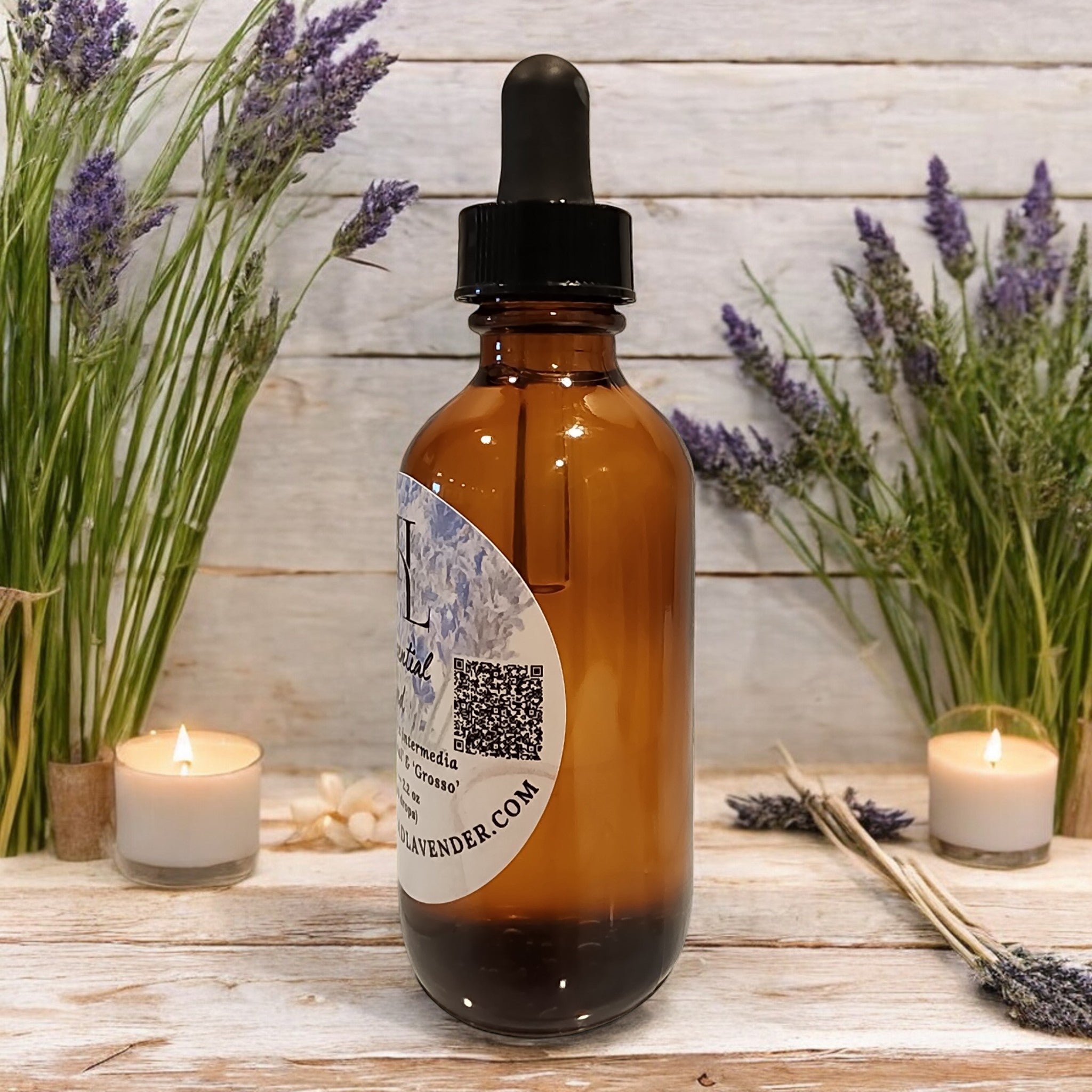 Lavender Essential Oil Blend Lavandula x intermedia 100% pure and steam distilled 65 ml (1300 drops) - Lavender Product