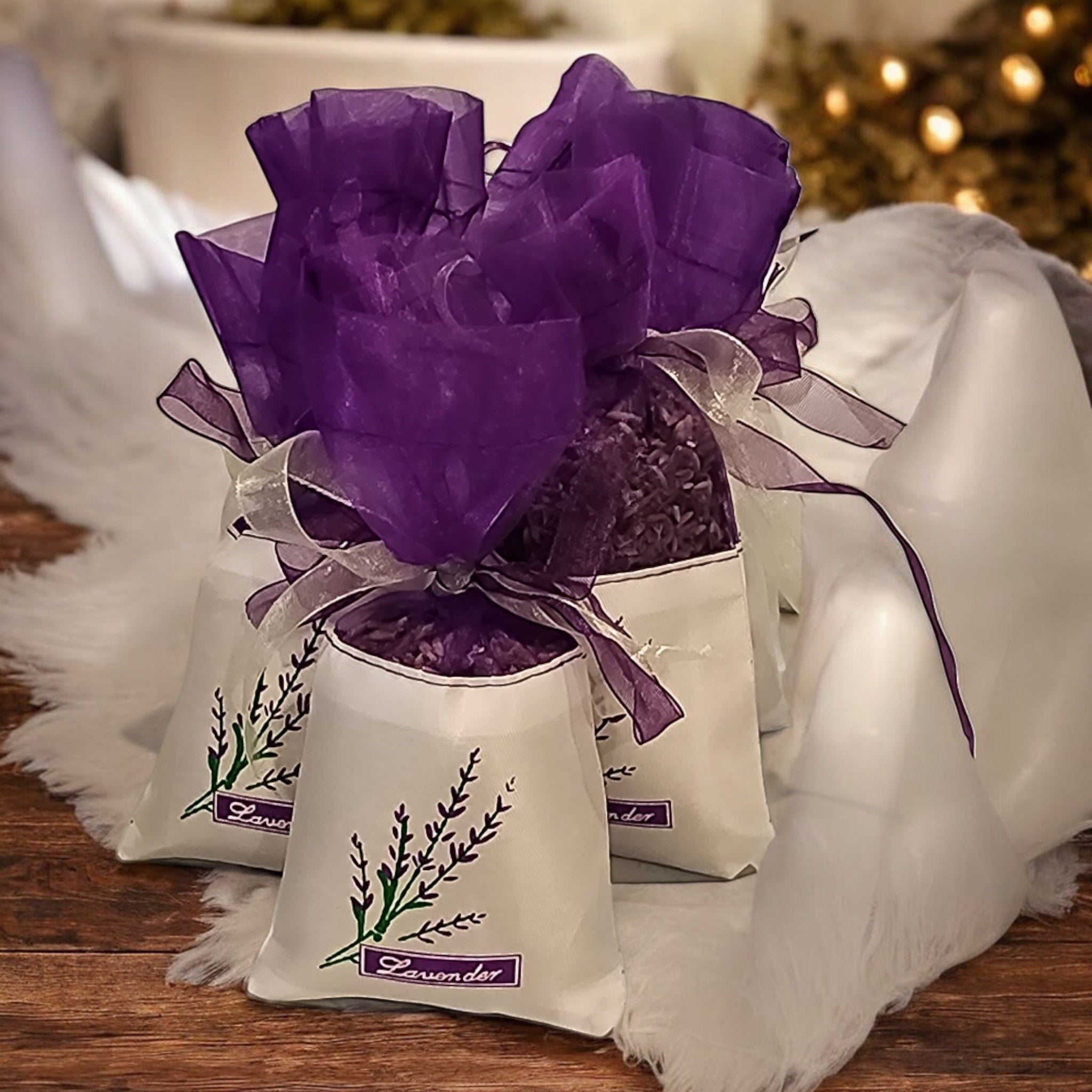 Elevate Your Space with Lavender Sachets: From Closets to Special Occasions (Set of 10) - Lavender Product