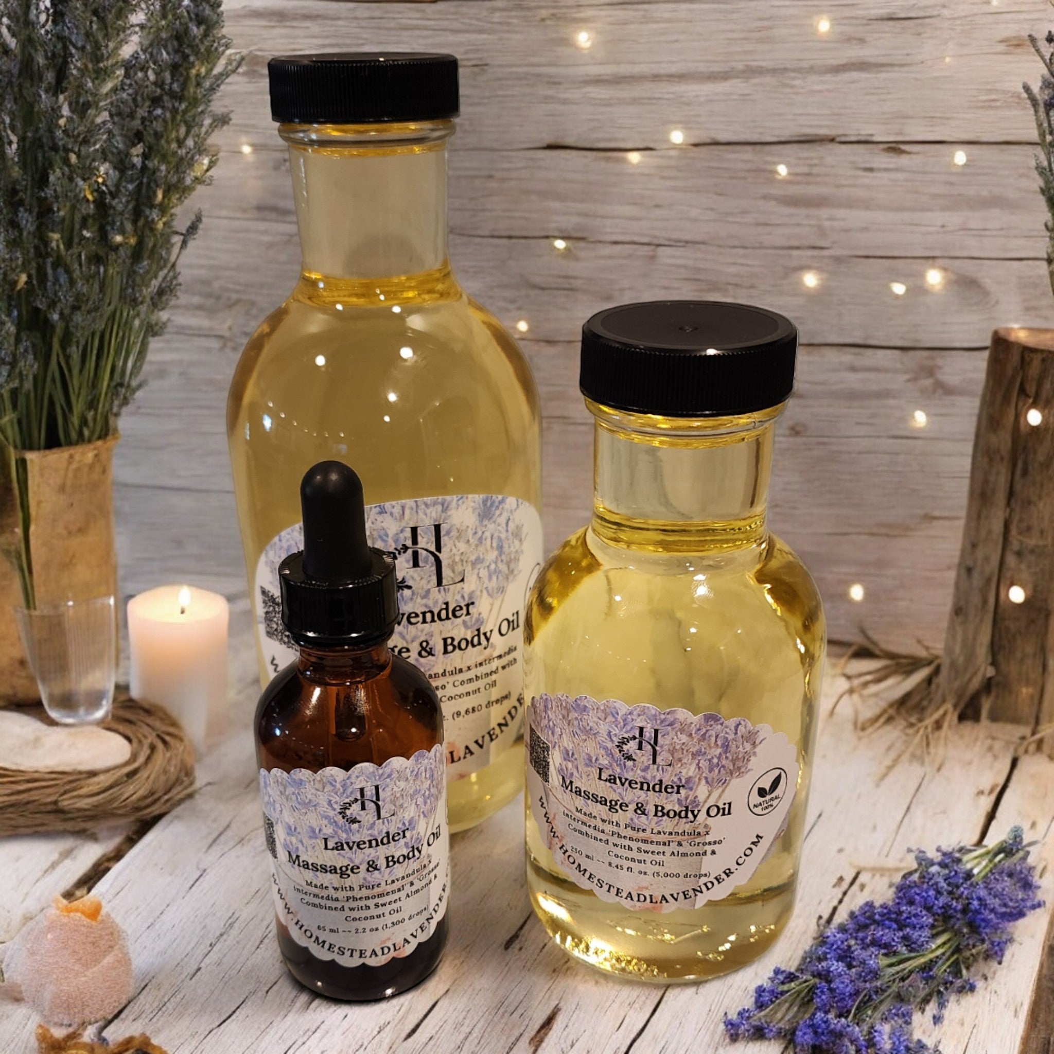 Lavender Bliss: The Perfect Massage and Body Oil Made in USA - Lavender Product