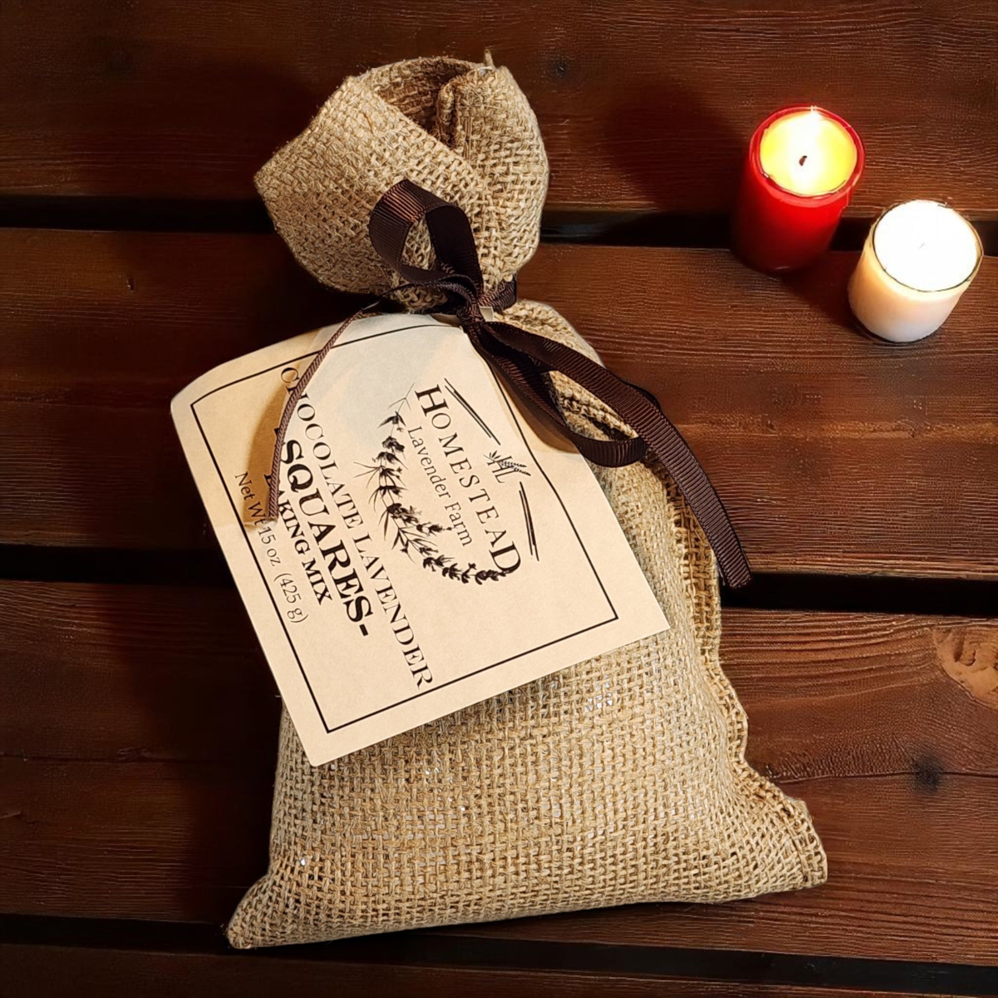 Chocolate & Lavender Chewy Square Mix