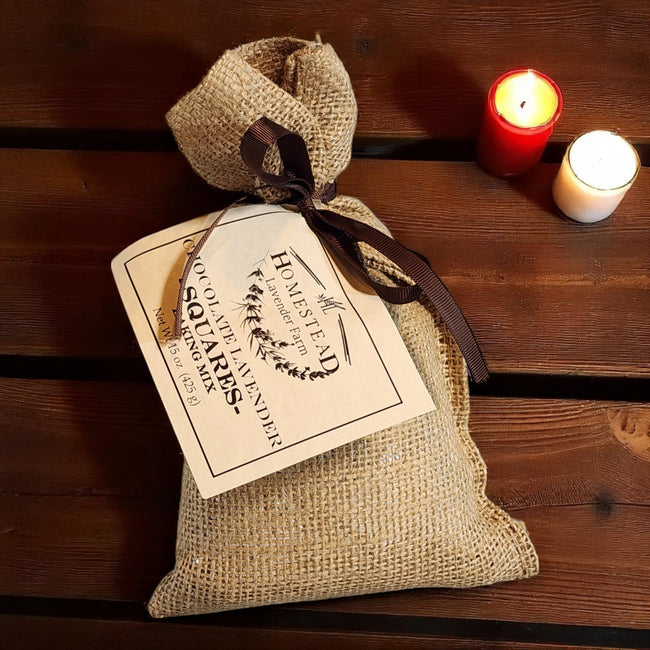 Chocolate & Lavender Chewy Square Mix
