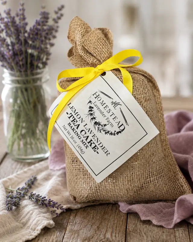 Baking mix - lemon lavender tea cake culinary mix homestead lavender farm homestead lavender farm, lemon lavender tea,