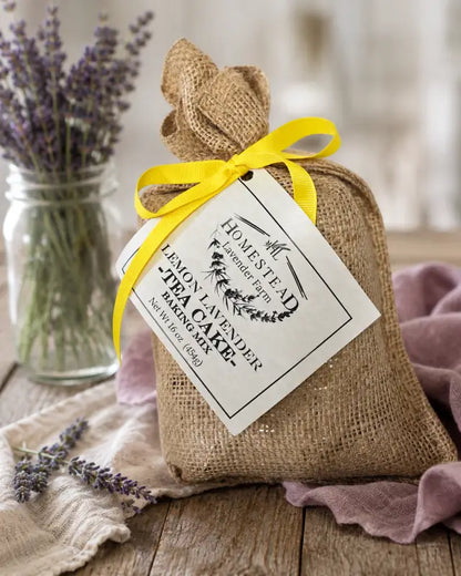 Baking mix - lemon lavender tea cake culinary mix homestead lavender farm homestead lavender farm, lemon lavender tea,