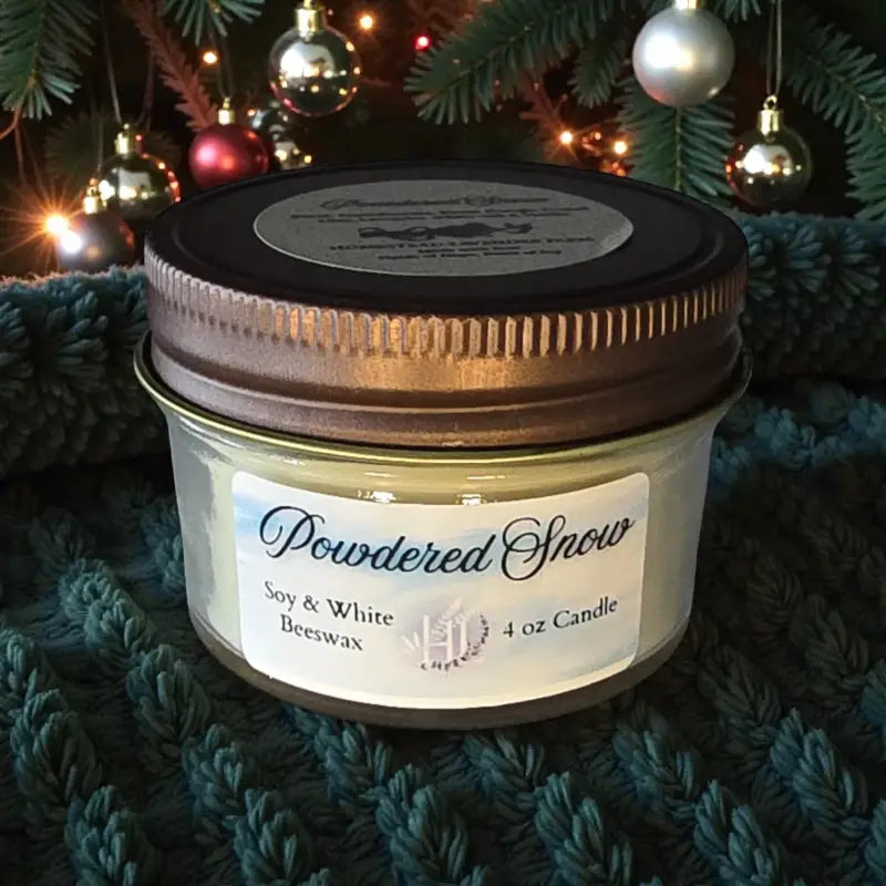 Homestead winter candle collection – 4 oz candle homestead lavender farm
