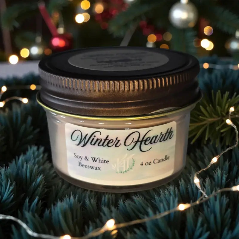 Homestead winter candle collection – 4 oz candle homestead lavender farm
