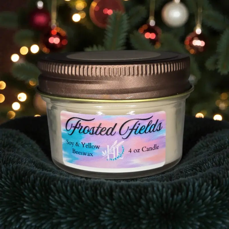 Homestead winter candle collection – 4 oz candle homestead lavender farm