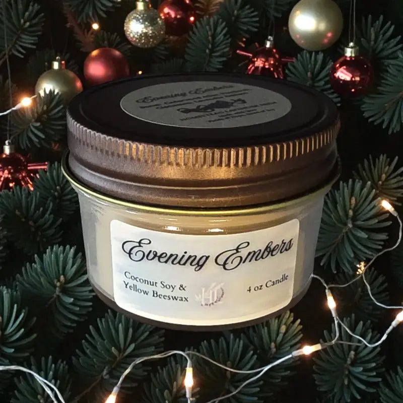 Homestead winter candle collection – 4 oz candle homestead lavender farm