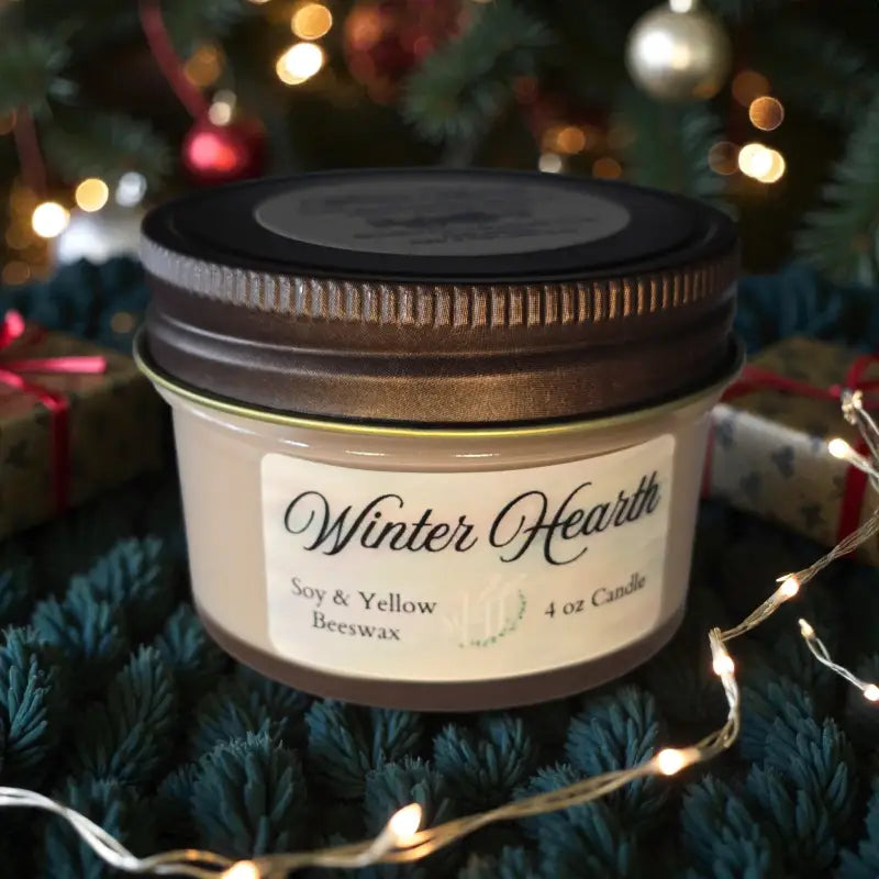 Homestead winter candle collection – 4 oz candle homestead lavender farm