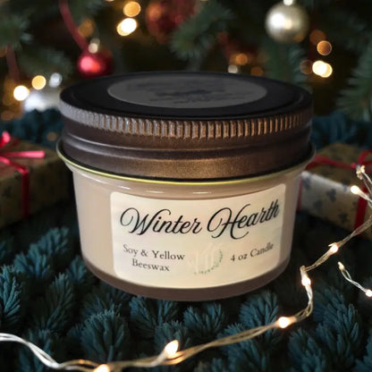 Homestead winter candle collection – 4 oz candle homestead lavender farm