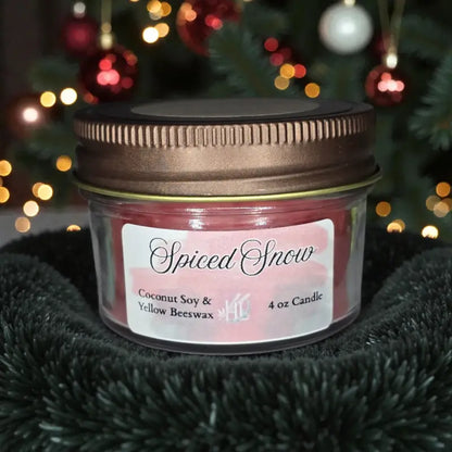 Homestead winter candle collection – 4 oz candle homestead lavender farm