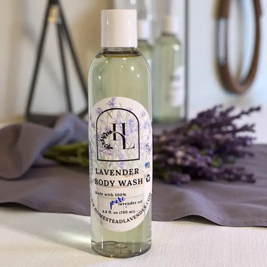Lavender body wash homestead lavender