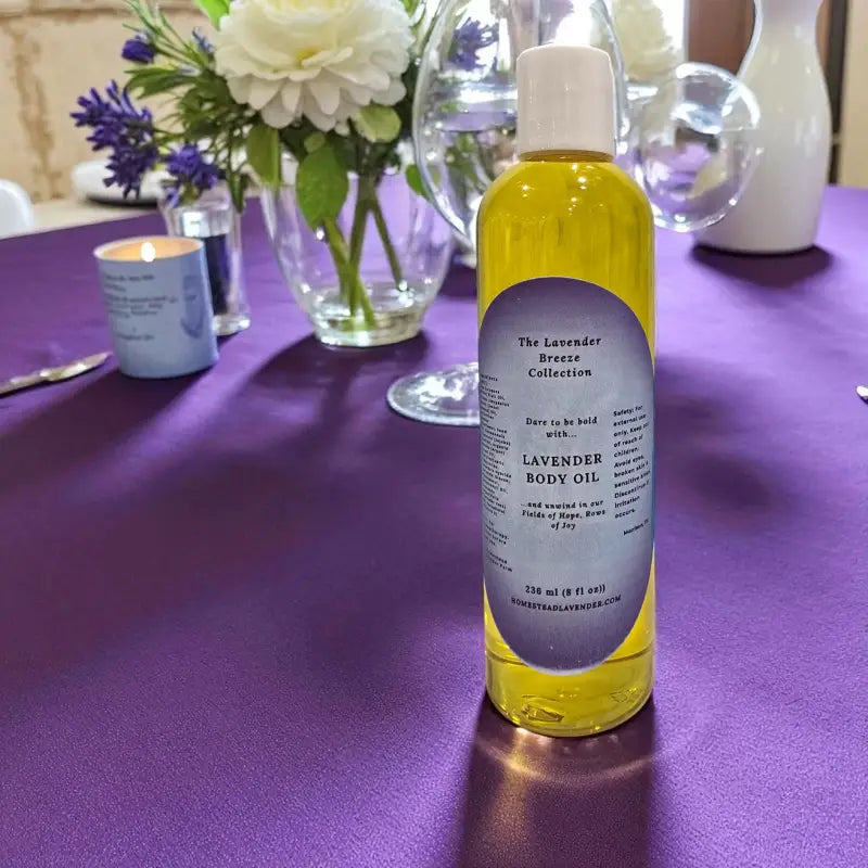 Lavender breeze - lavender ’bold’ body oil body oil homestead lavender farm