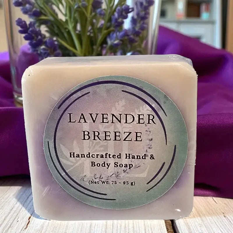Lavender breeze – goat milk lavender hand bar soap artisan soap homestead lavender farm