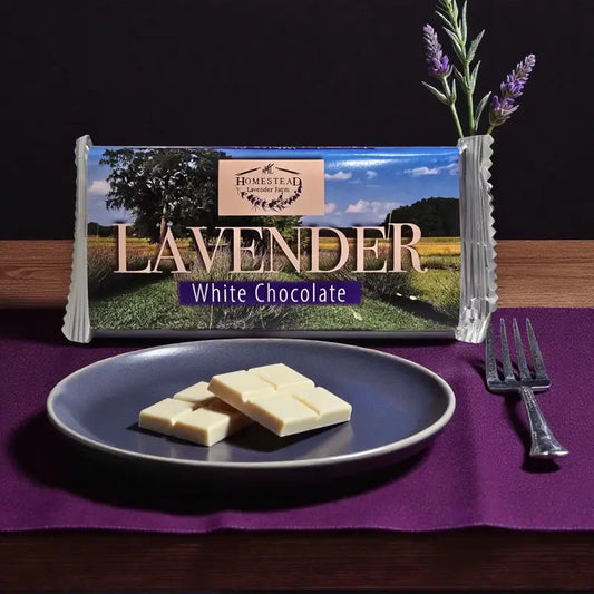 Lavender chocolate bar culinary treats homestead lavender farm