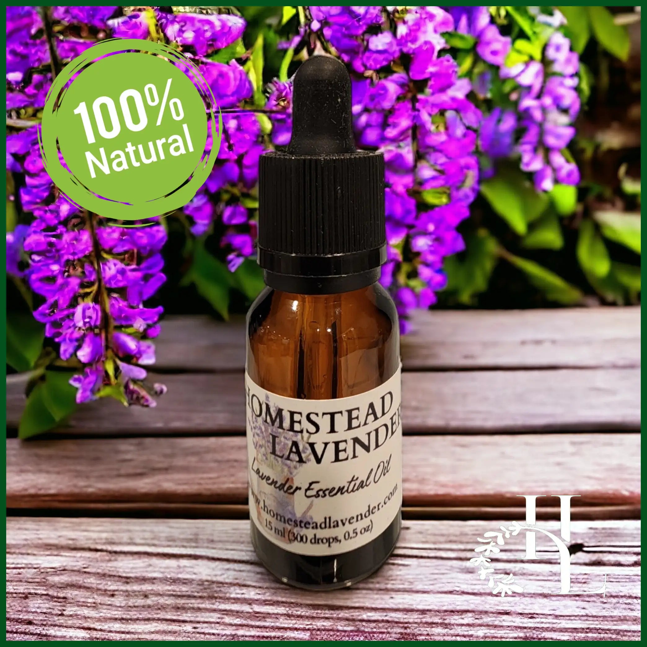 Lavender Essential Oil 15 Ml (300 Drops) / With A Bottle Dropper