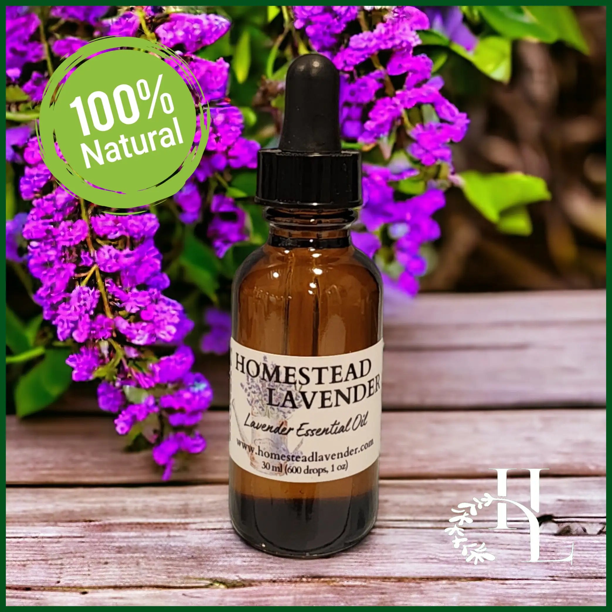 Lavender Essential Oil 30 Ml (600 Drops) With Dropper / Tamper Resistant Cap Reducer