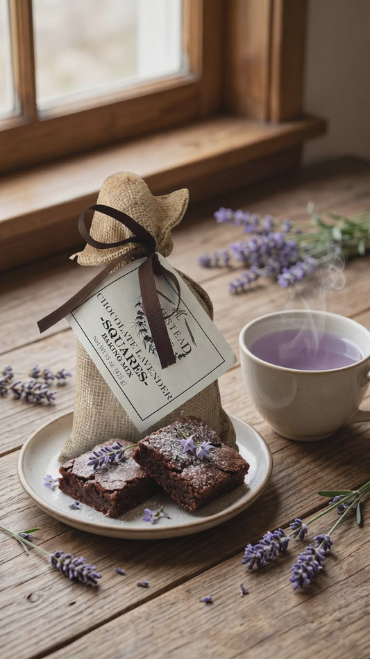 Baking Mix - Chocolate Lavender Squares