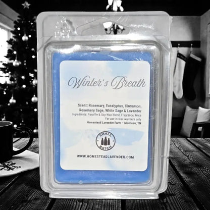 Winter-wax-melts-seasonal-scents wax melts homestead lavender farm