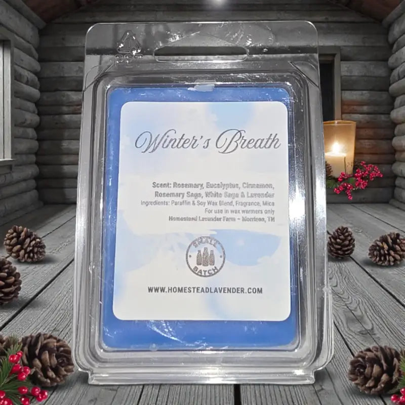Winter-wax-melts-seasonal-scents wax melts homestead lavender farm