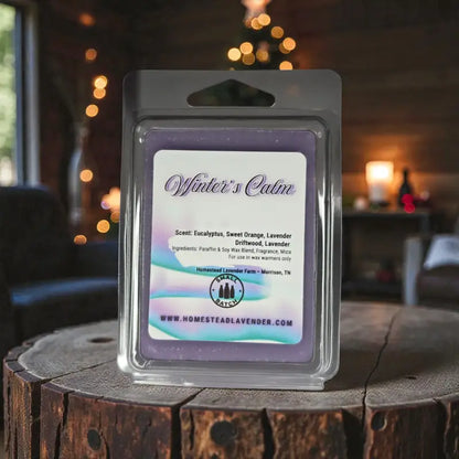 Winter-wax-melts-seasonal-scents wax melts homestead lavender farm