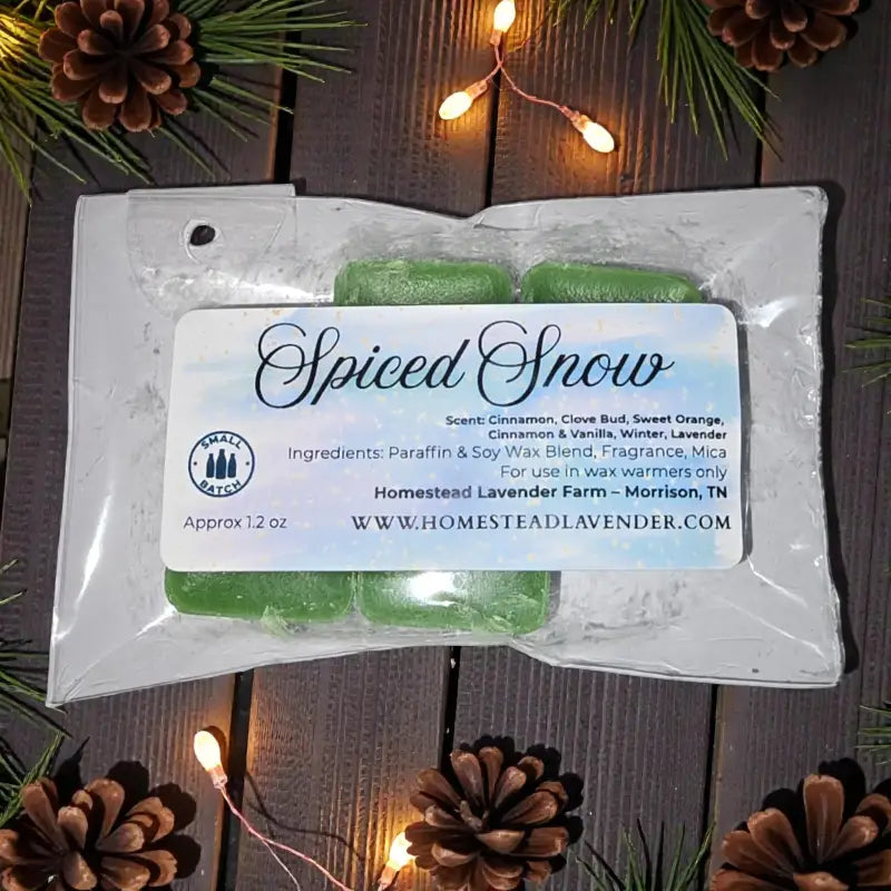 Winter-wax-melts-seasonal-scents wax melts homestead lavender farm