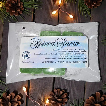 Winter-wax-melts-seasonal-scents wax melts homestead lavender farm