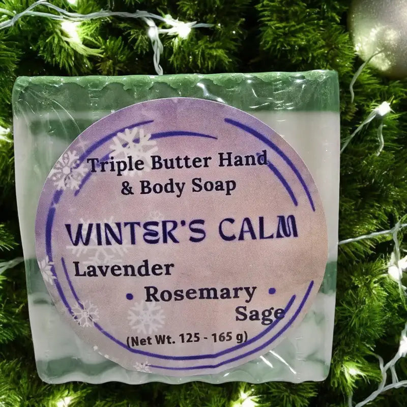 Winter’s collection - triple butter winter soaps artisan soap homestead lavender farm